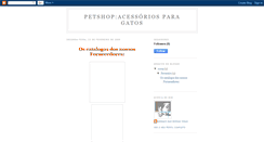 Desktop Screenshot of petshopacessriosgatos.blogspot.com