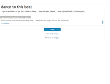 Tablet Screenshot of dancetothisbeat.blogspot.com