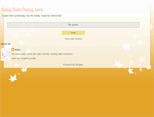 Tablet Screenshot of hangkatahangtera-faizal.blogspot.com