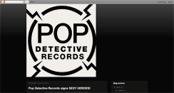 Desktop Screenshot of popdetective.blogspot.com