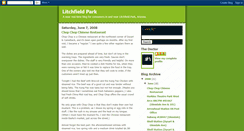 Desktop Screenshot of litchfieldpark.blogspot.com