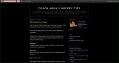 Desktop Screenshot of coach-johns-hockey-tips.blogspot.com