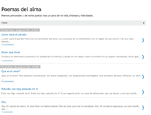 Tablet Screenshot of poemasdelalma.blogspot.com