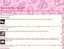 Tablet Screenshot of meubebebeusonho.blogspot.com