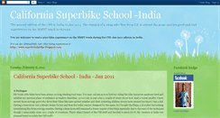 Desktop Screenshot of californiasuperbikeschoolindia.blogspot.com