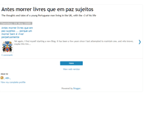 Tablet Screenshot of antesmorrerlivres.blogspot.com