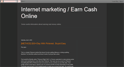 Desktop Screenshot of internetmarketingcashonline.blogspot.com
