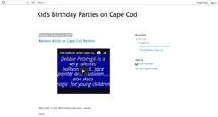 Desktop Screenshot of kidsbirthdaypartiesoncapecod.blogspot.com