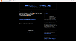 Desktop Screenshot of famousfacesprivateeyes.blogspot.com