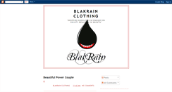 Desktop Screenshot of blakrainclothing.blogspot.com