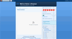 Desktop Screenshot of melienvolveraempezar.blogspot.com