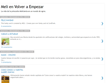 Tablet Screenshot of melienvolveraempezar.blogspot.com