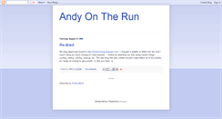 Desktop Screenshot of andyrunning.blogspot.com