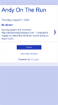 Mobile Screenshot of andyrunning.blogspot.com
