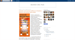 Desktop Screenshot of basesdepaz.blogspot.com