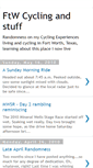 Mobile Screenshot of ftwcyclingexperience.blogspot.com
