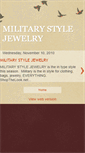 Mobile Screenshot of military-style-jewelry.blogspot.com