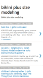 Mobile Screenshot of bikiniplussizemodeling.blogspot.com