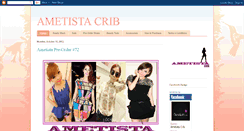 Desktop Screenshot of ametista-crib.blogspot.com
