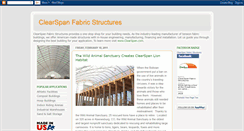 Desktop Screenshot of clearspanfabricstructures.blogspot.com