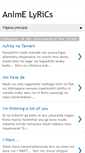 Mobile Screenshot of japaneseanimelyrics.blogspot.com