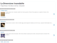 Tablet Screenshot of dimensioneinsondabile.blogspot.com