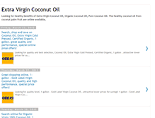 Tablet Screenshot of coconutoilextravirgin.blogspot.com