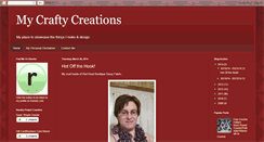 Desktop Screenshot of mycrafty-creations.blogspot.com