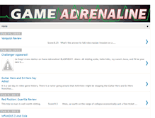 Tablet Screenshot of gameadrenaline.blogspot.com