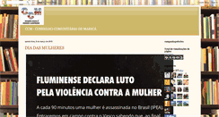 Desktop Screenshot of conselhocomunitariomarica.blogspot.com