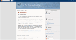 Desktop Screenshot of inthezoneagelessway.blogspot.com