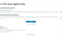 Tablet Screenshot of inthezoneagelessway.blogspot.com