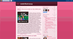 Desktop Screenshot of newbrilliant-essay.blogspot.com