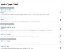 Tablet Screenshot of portcitypodcast.blogspot.com