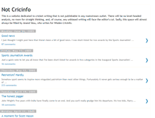 Tablet Screenshot of notcricinfo.blogspot.com