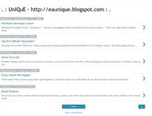 Tablet Screenshot of eaunique.blogspot.com