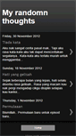Mobile Screenshot of myblablablurgh.blogspot.com