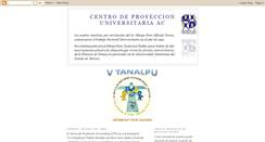 Desktop Screenshot of centrodeproyeccionuniversitaria.blogspot.com