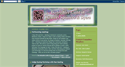 Desktop Screenshot of derbyshireguildweaversspinnersdyers.blogspot.com