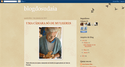 Desktop Screenshot of blogdosudaia.blogspot.com