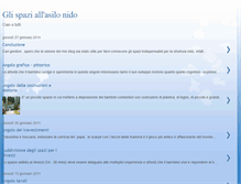 Tablet Screenshot of piccolispazialnido.blogspot.com