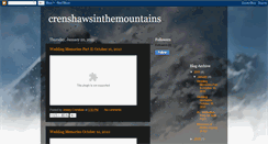 Desktop Screenshot of crenshawsinthemountains.blogspot.com