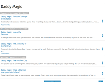 Tablet Screenshot of daddymagic.blogspot.com