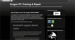 Desktop Screenshot of dragonpctraining.blogspot.com