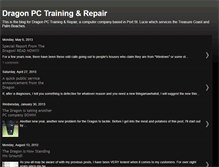 Tablet Screenshot of dragonpctraining.blogspot.com