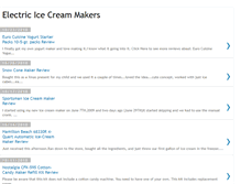 Tablet Screenshot of electric-ice-creammakers.blogspot.com