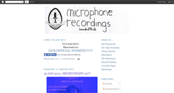 Desktop Screenshot of microphonerecordings.blogspot.com