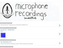 Tablet Screenshot of microphonerecordings.blogspot.com