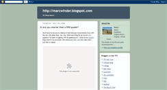 Desktop Screenshot of marcwinder.blogspot.com