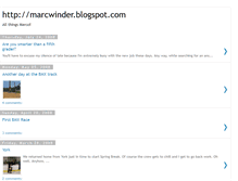 Tablet Screenshot of marcwinder.blogspot.com